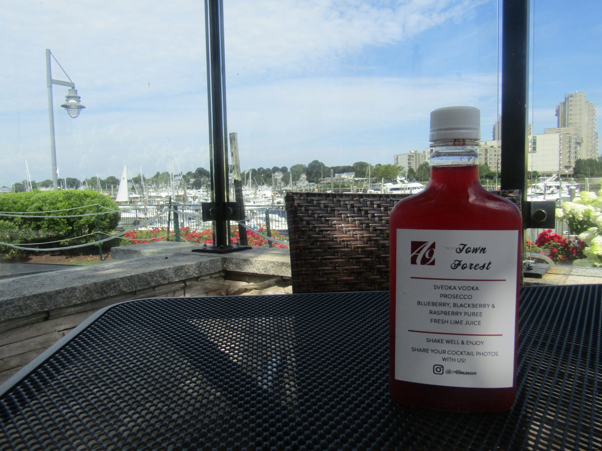 Behind the Bar at Alma Nove Hingham Anchor