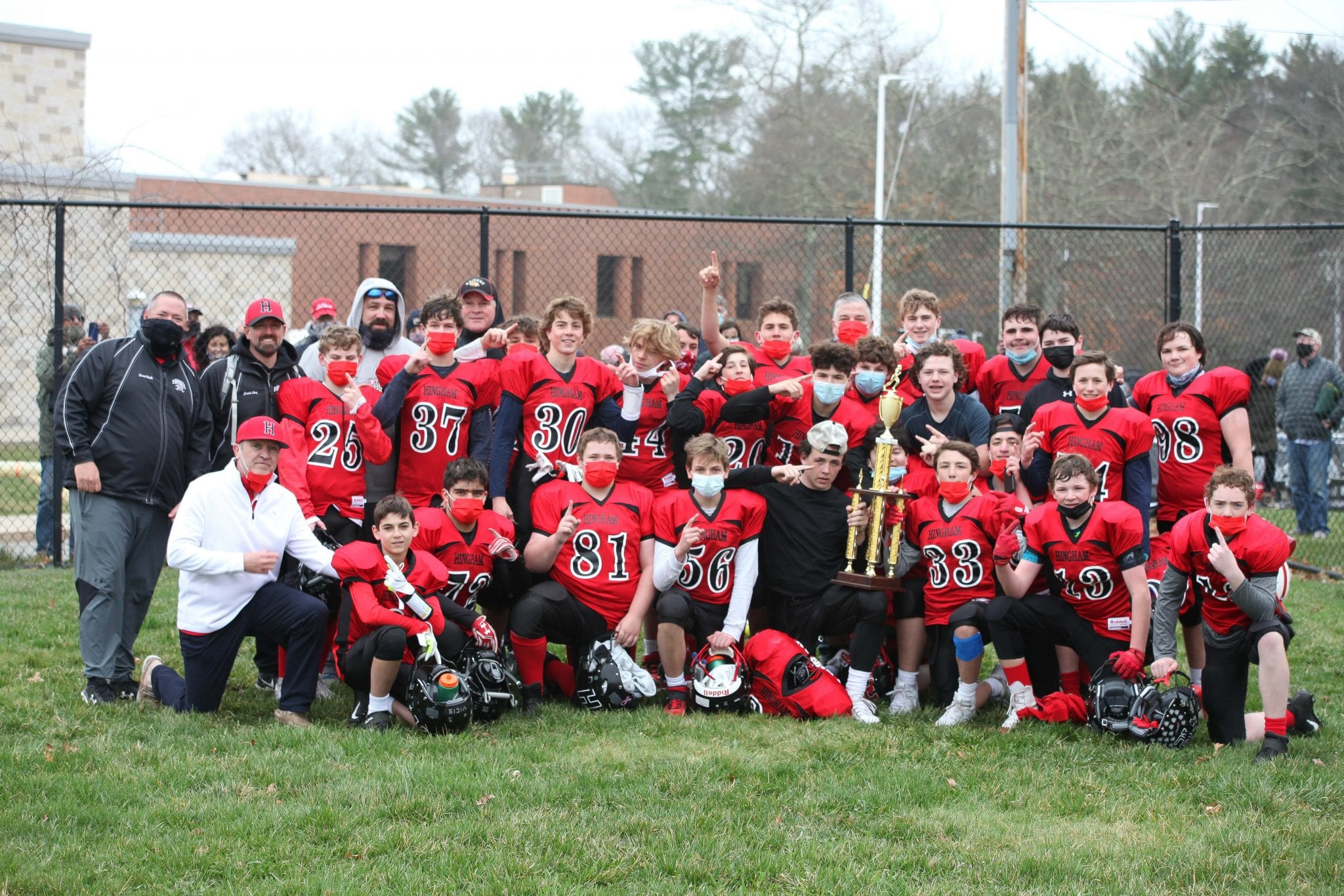 20/21 Hingham Raiders 8th Grade Team - OCYFL Division 1 Super Bowl Champions.