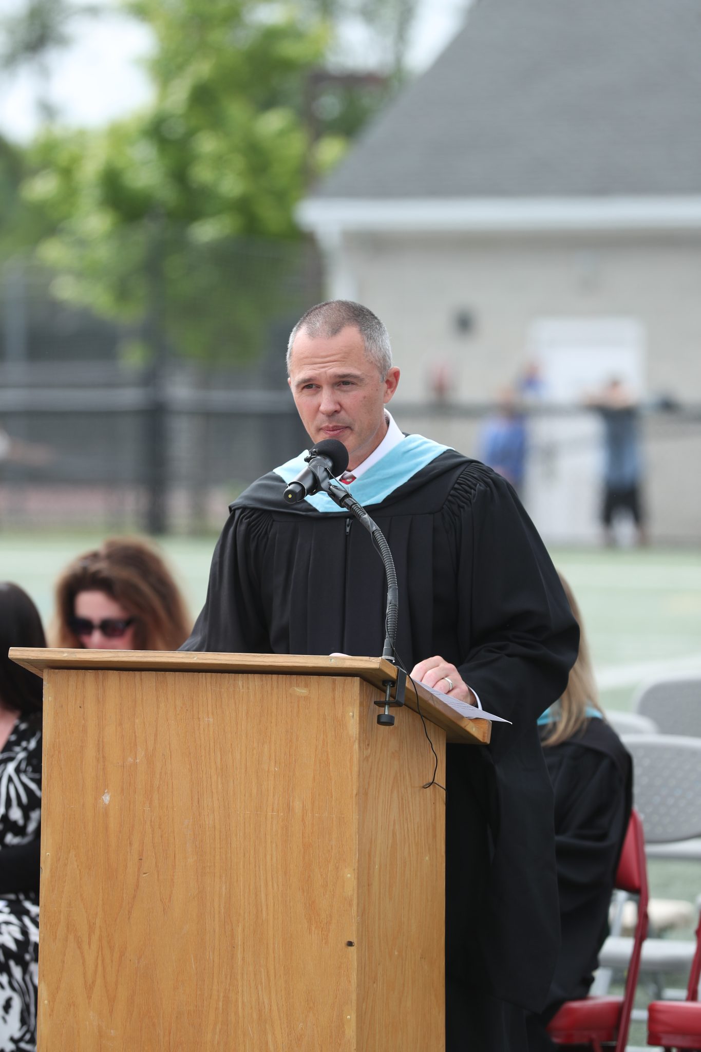 Principal Rick Swanson gave the opening remarks.