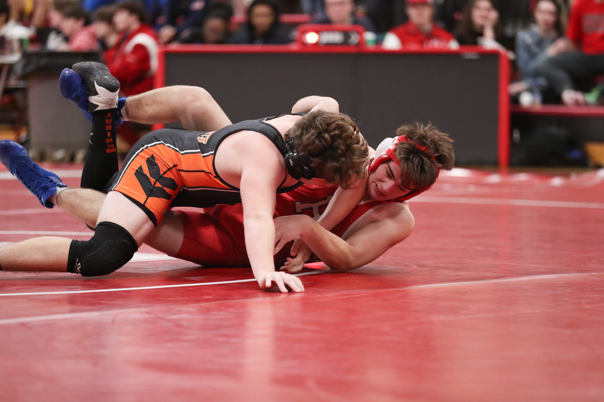 Senior Mike Schwartz was 2-1 in his matches with 2 pins.