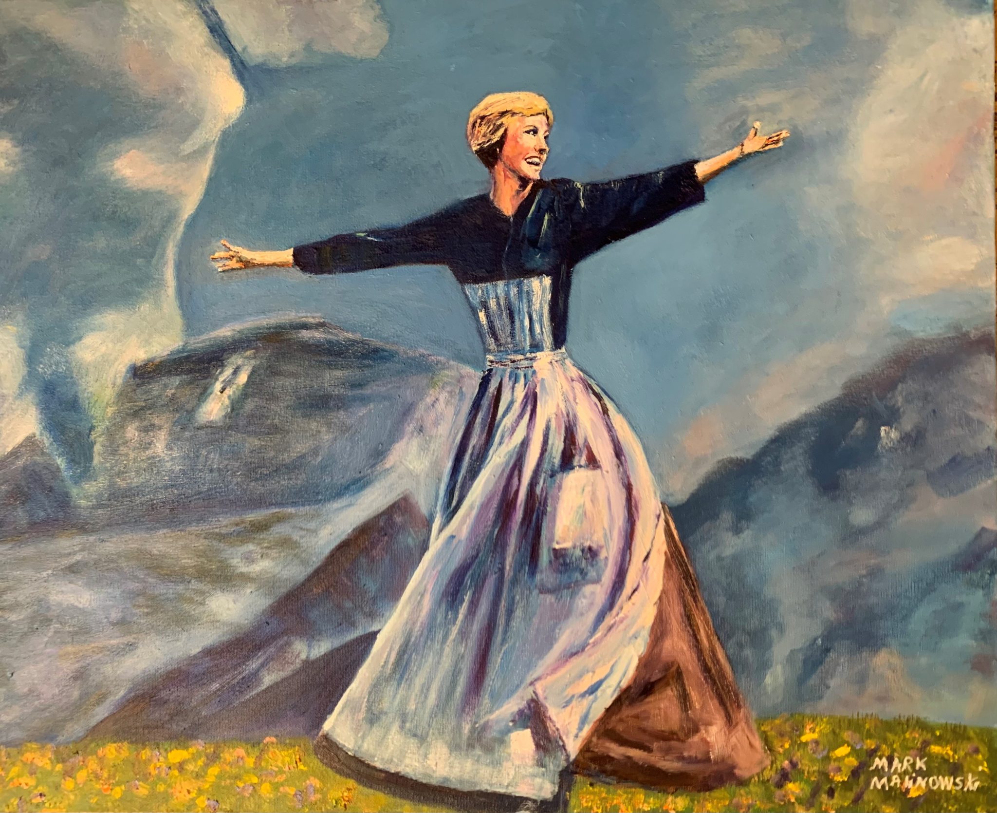 The Sound of Music by Mark Malinowski_Showcase Cinemas Art of The Movies Auction