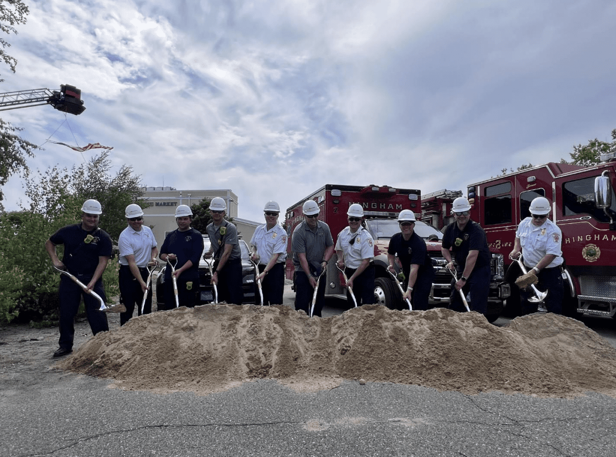 Hingham Breaks Ground at New Public Safety Facility - Hingham Anchor