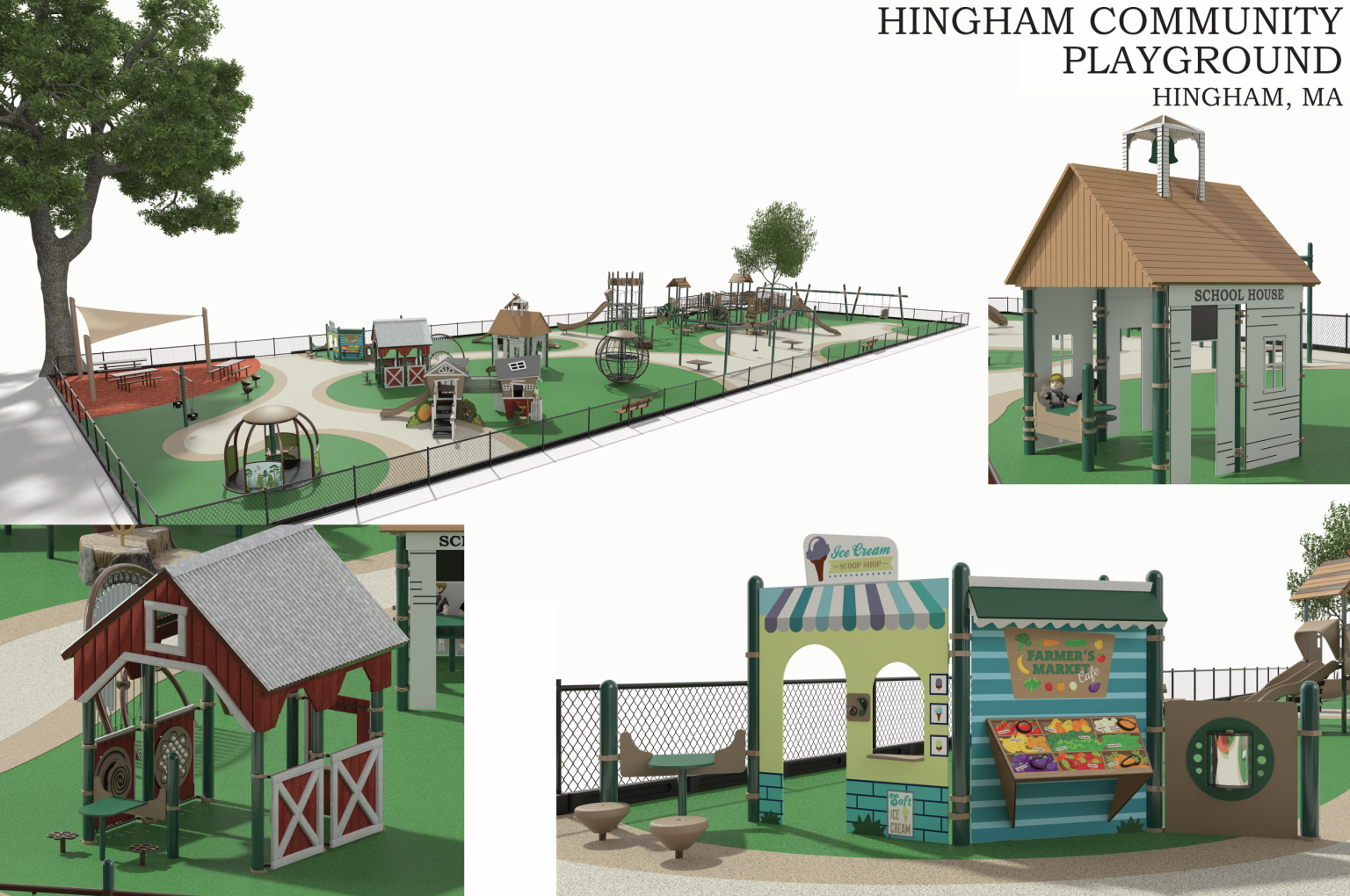 Hingham Rec has big plans for new community playground Hingham Anchor