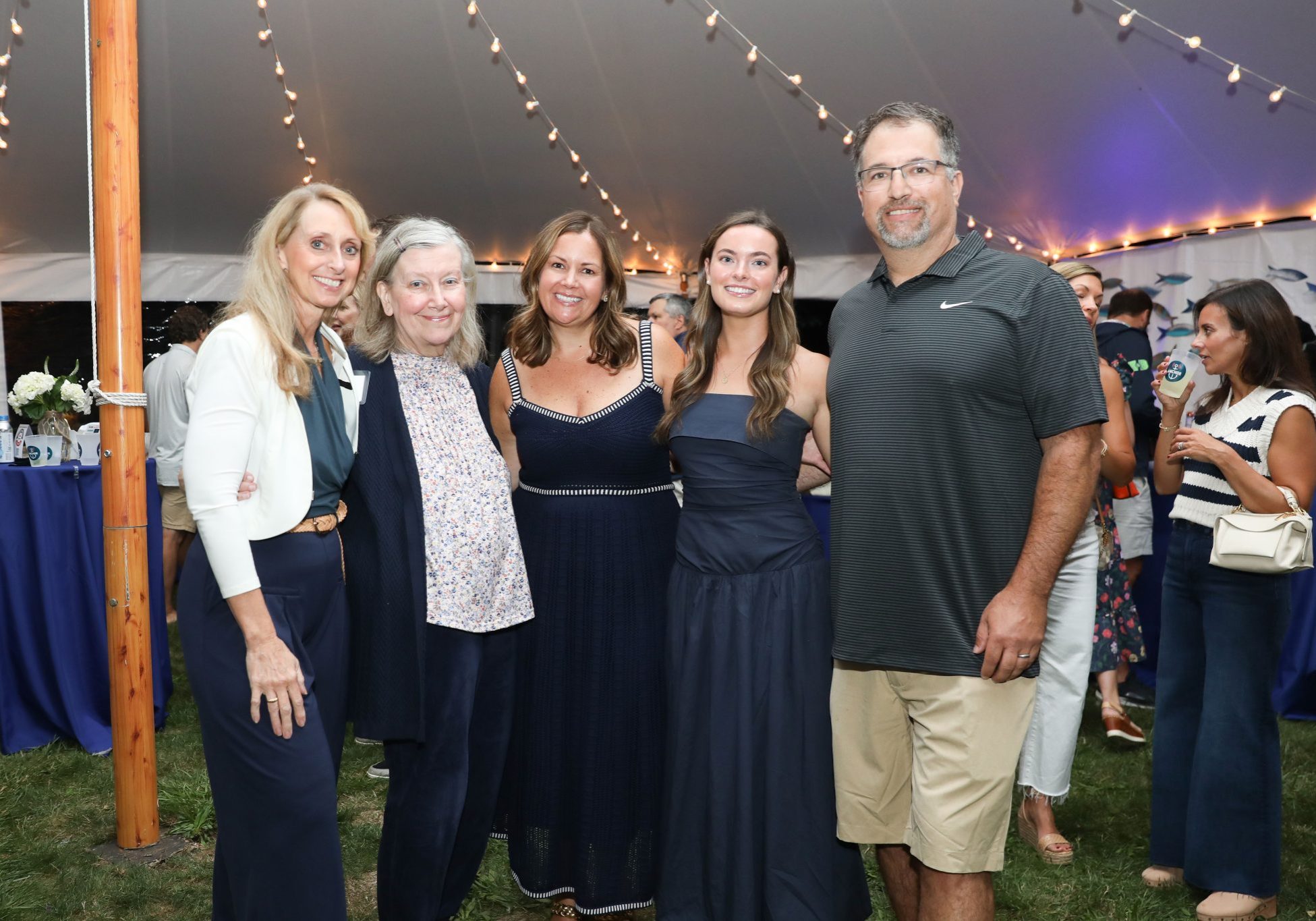 Michelle Balconi of Harbor Media with the Hingham Anchor Team, Carol Britton Meyer, Hilary Jenison, Jessica Wright and Josh Ross. Photo by Stephanie C. Olsen Photography 