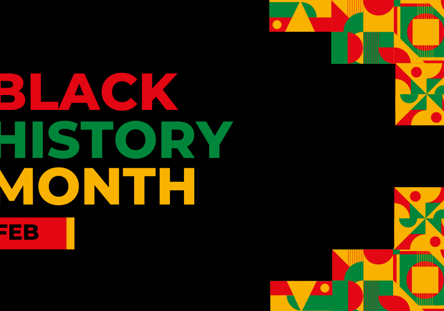 Black Red Green Yellow Flat Black History Month Facebook Ad