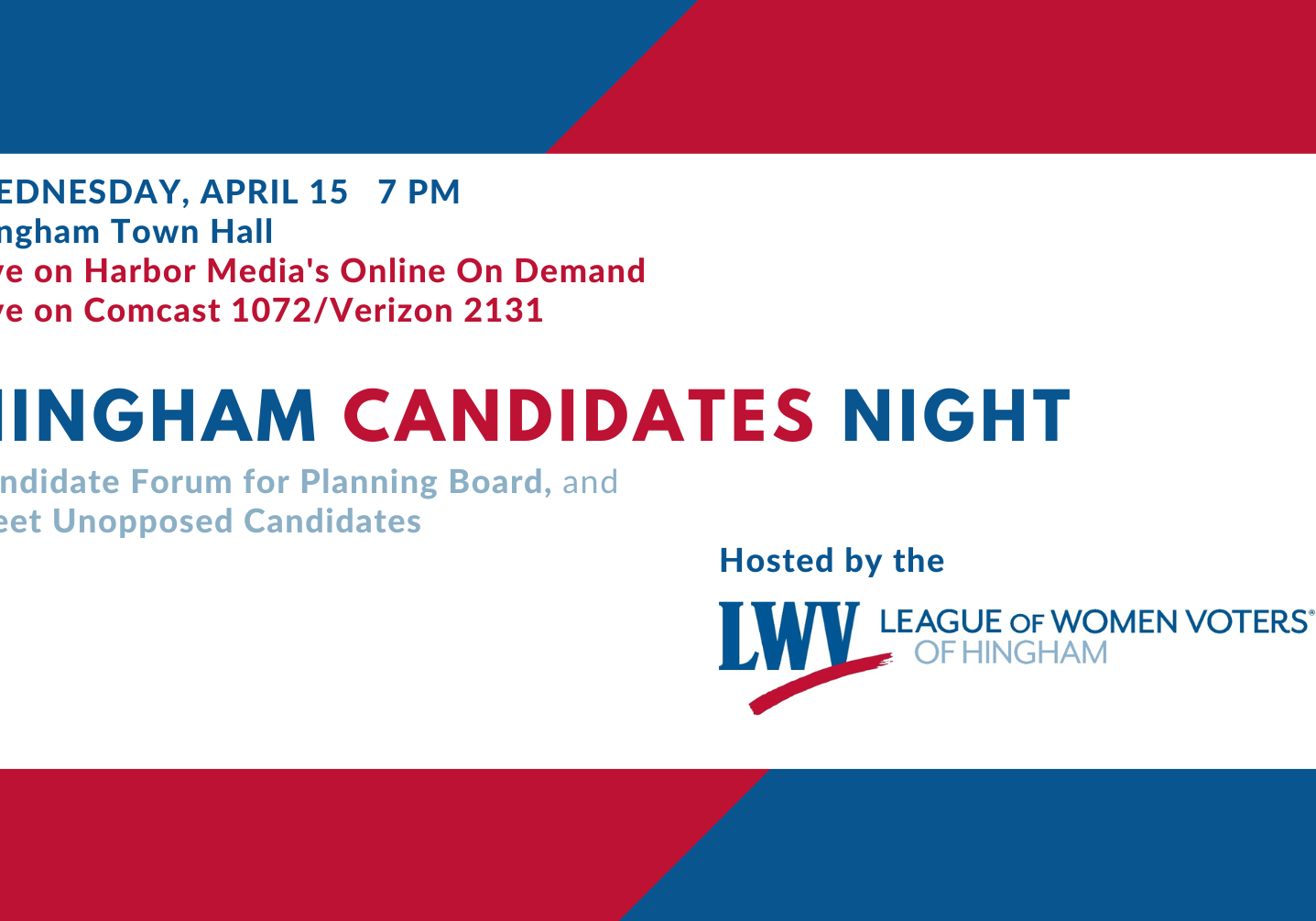 Hingham Candidates Night