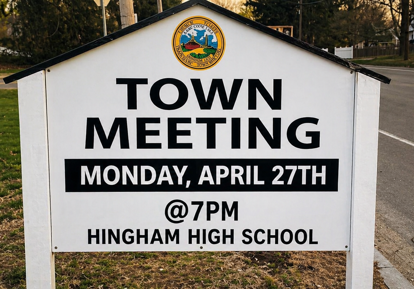 Hingham Town Meeting 2026 Sign