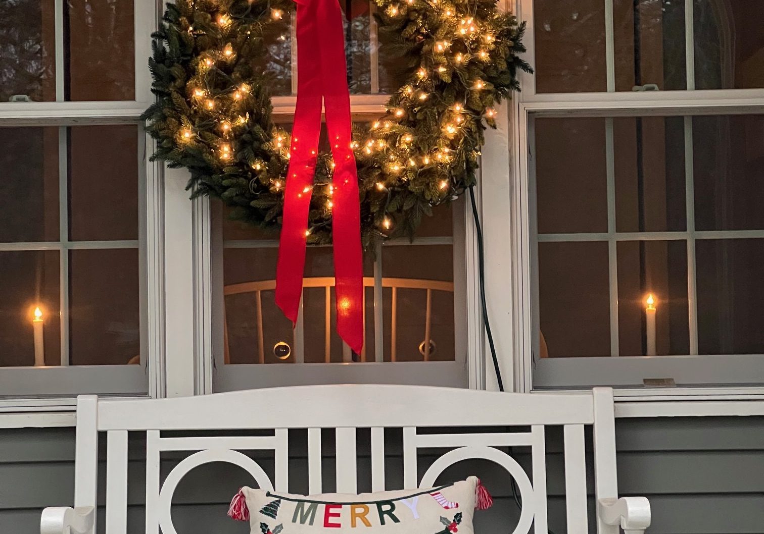 Mangurian Xmas Farmer's Porch