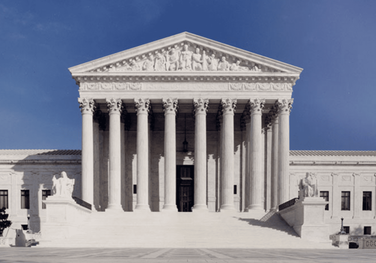 The Supreme Court Building, located at One First Street, NE, in Washington, DC, is the permanent home of the Court. 