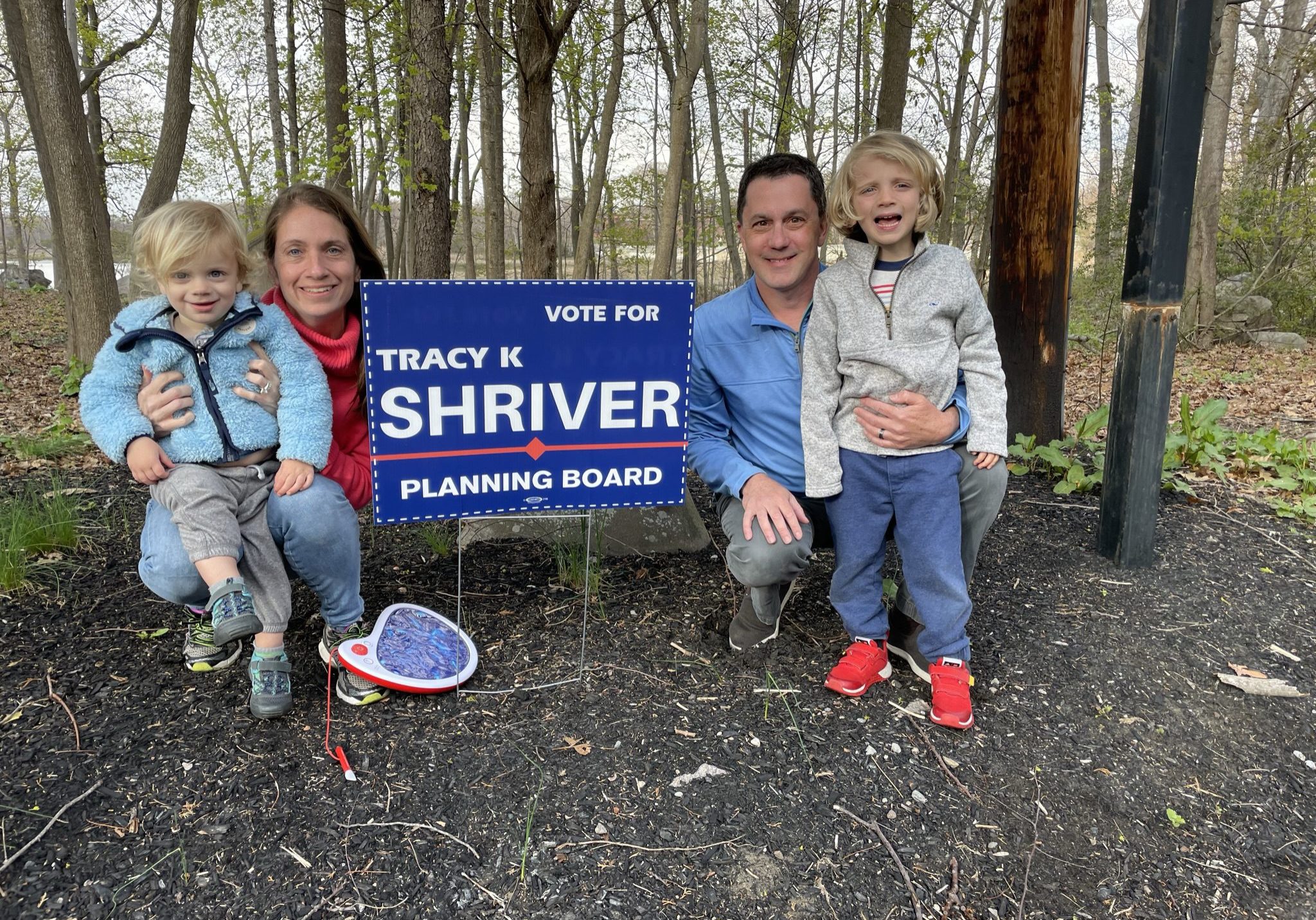 Tracy Shriver & family
