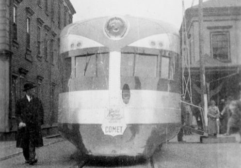 Train Crosses Hingham Square