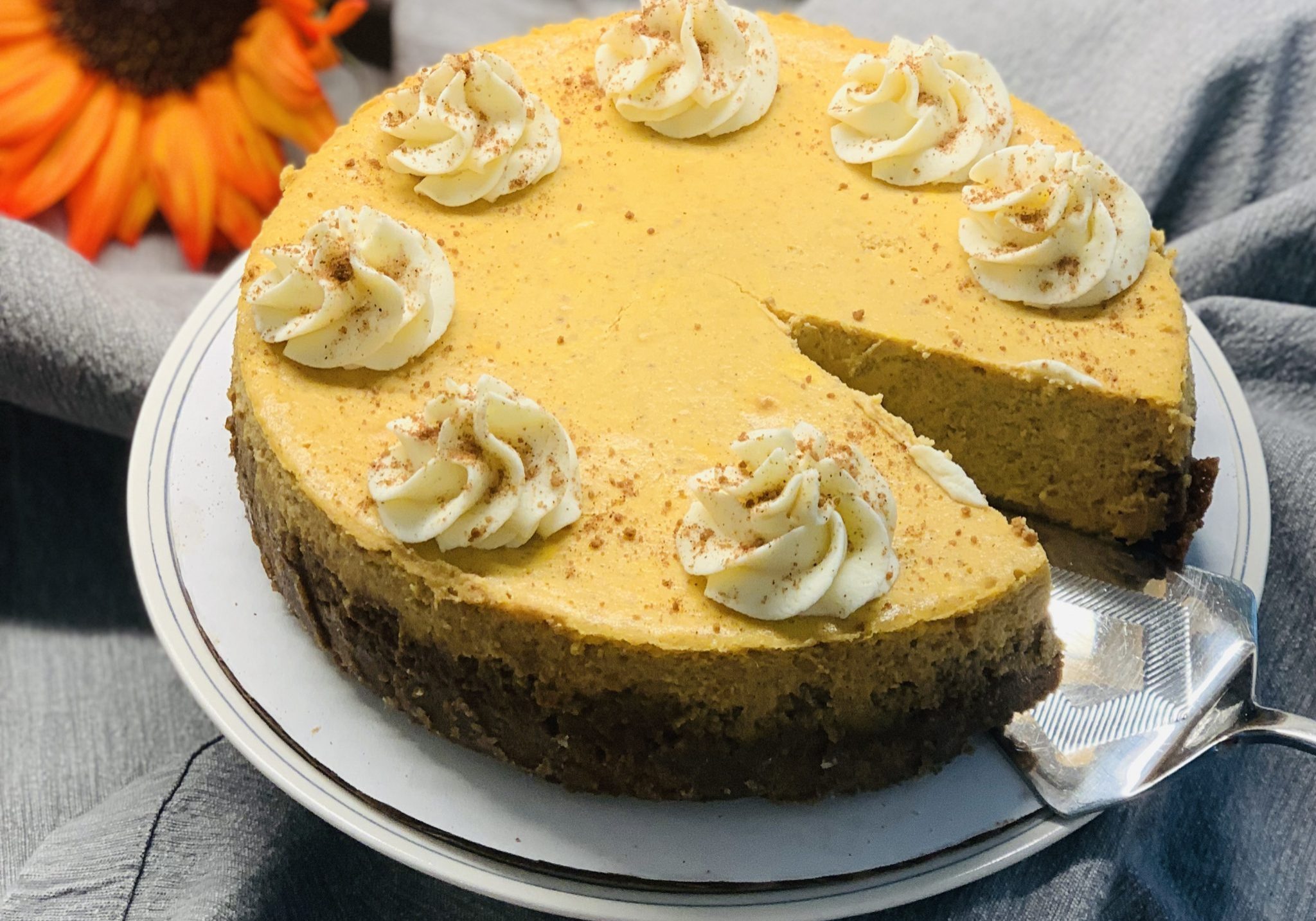 Clandestine Kitchen Pumpkin Cheesecake.