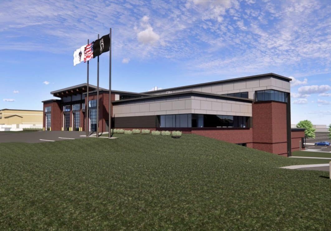 A rendering of the proposed Public Safety Facility in Hingham. (Photo courtesy Town of Hingham)